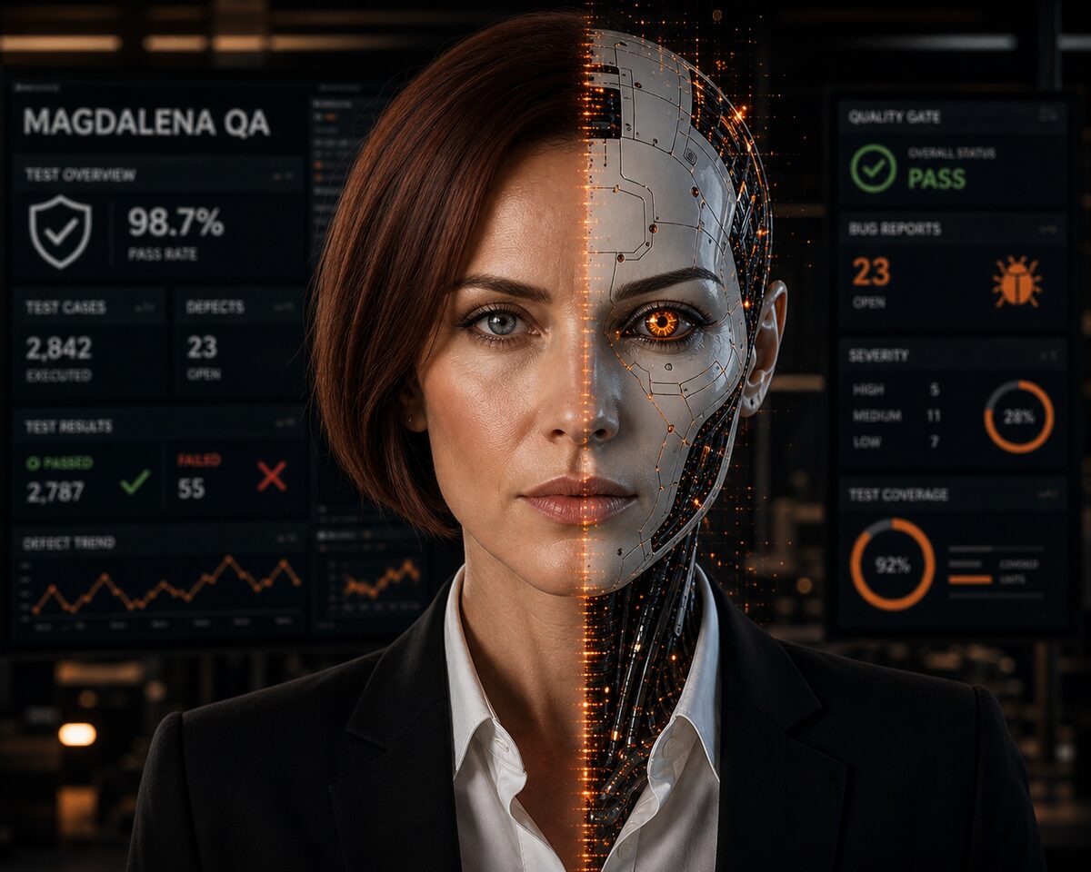 Agentin Magdalena — QA & Brand-Check