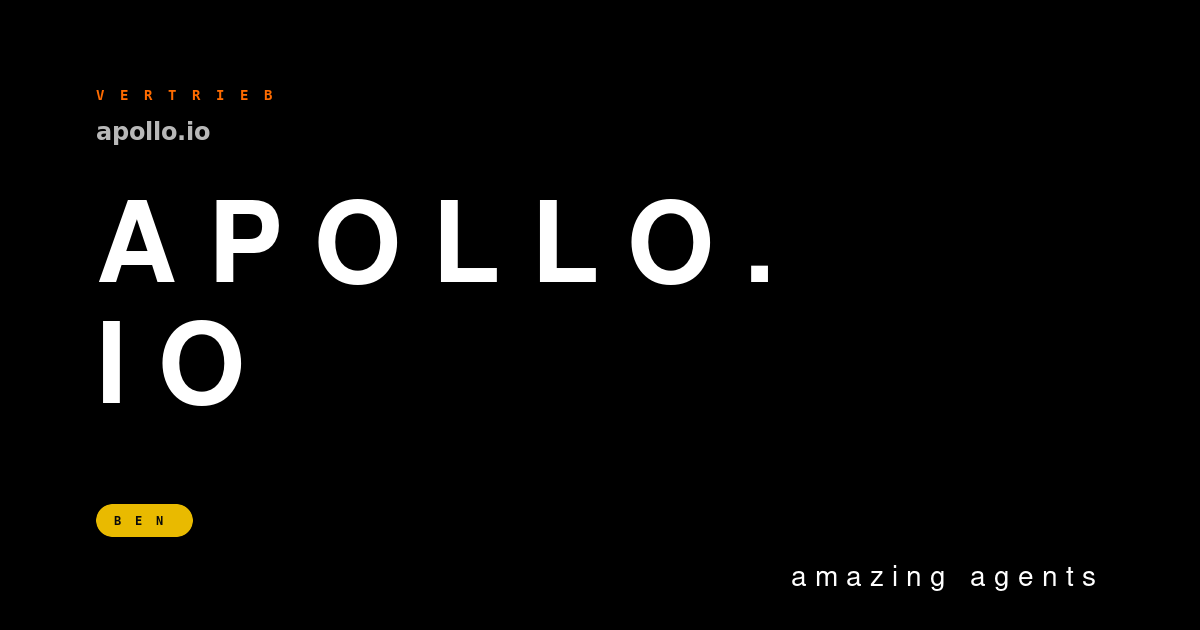 Apollo.io — Brand-Hero