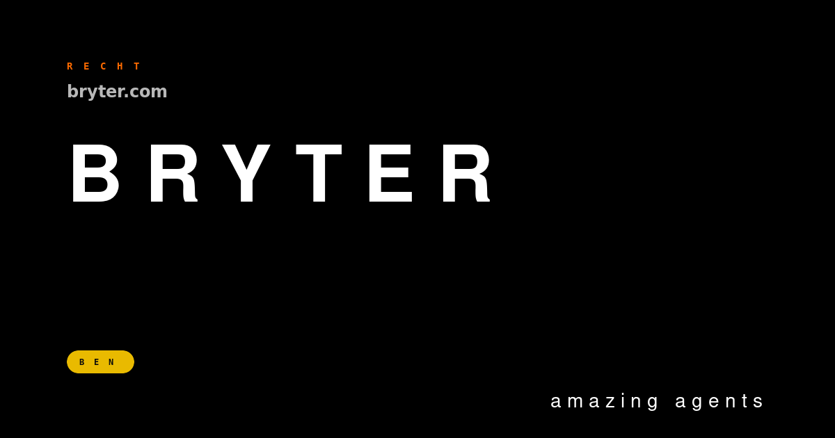 BRYTER — Brand-Hero