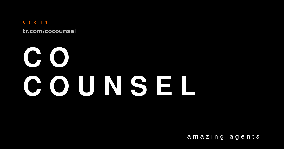 CoCounsel (Thomson Reuters) — Brand-Hero