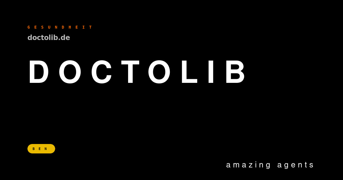 Doctolib — Brand-Hero