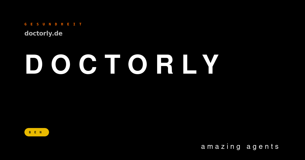 Doctorly — Brand-Hero