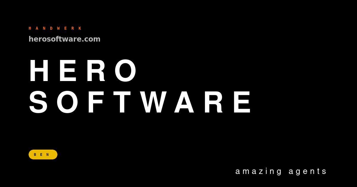 HERO Software — Brand-Hero