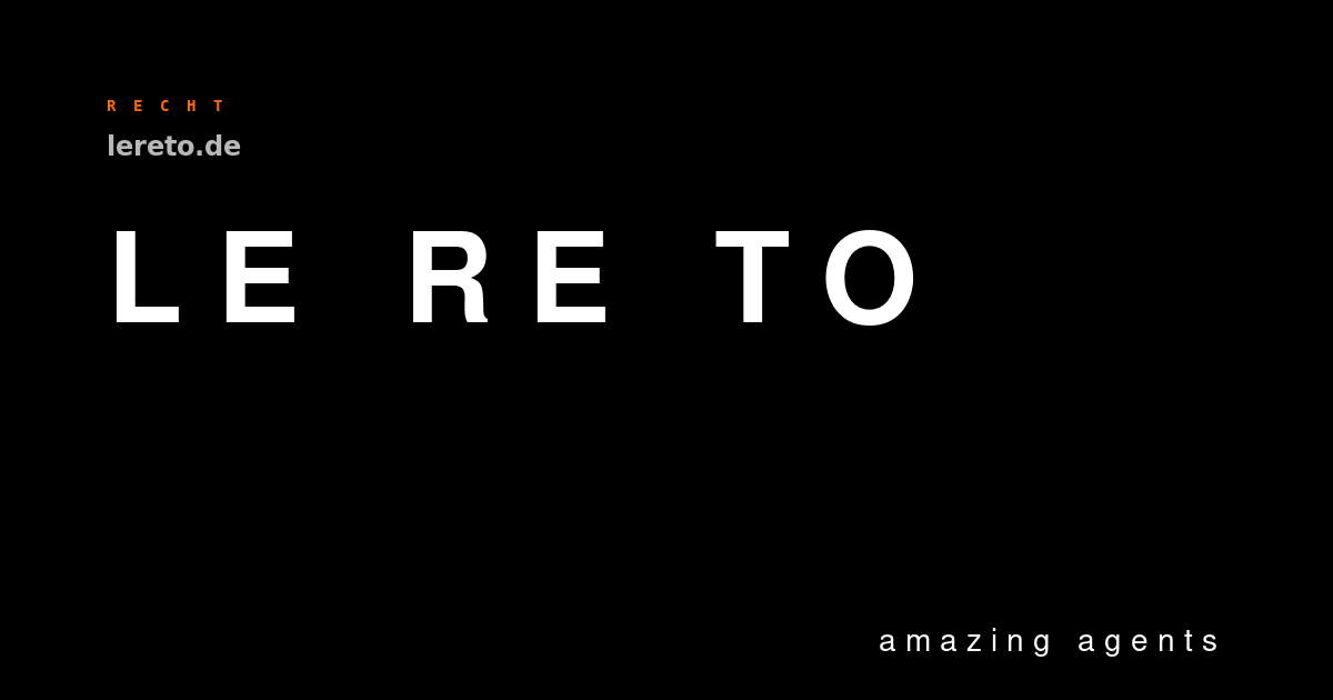 LeReTo — Brand-Hero