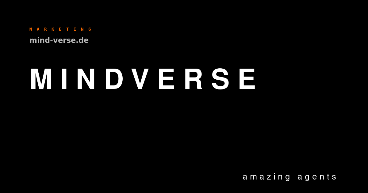 Mindverse — Brand-Hero