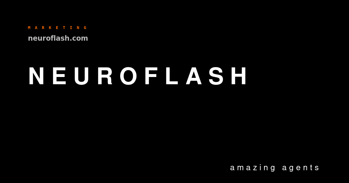 neuroflash — Brand-Hero