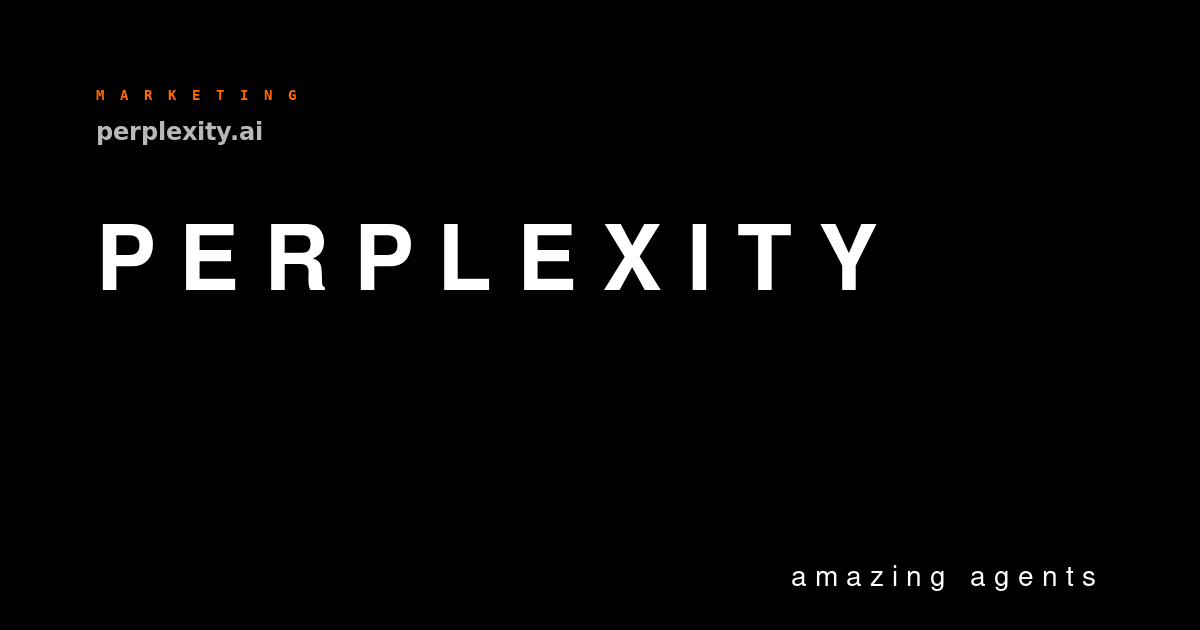 Perplexity — Brand-Hero