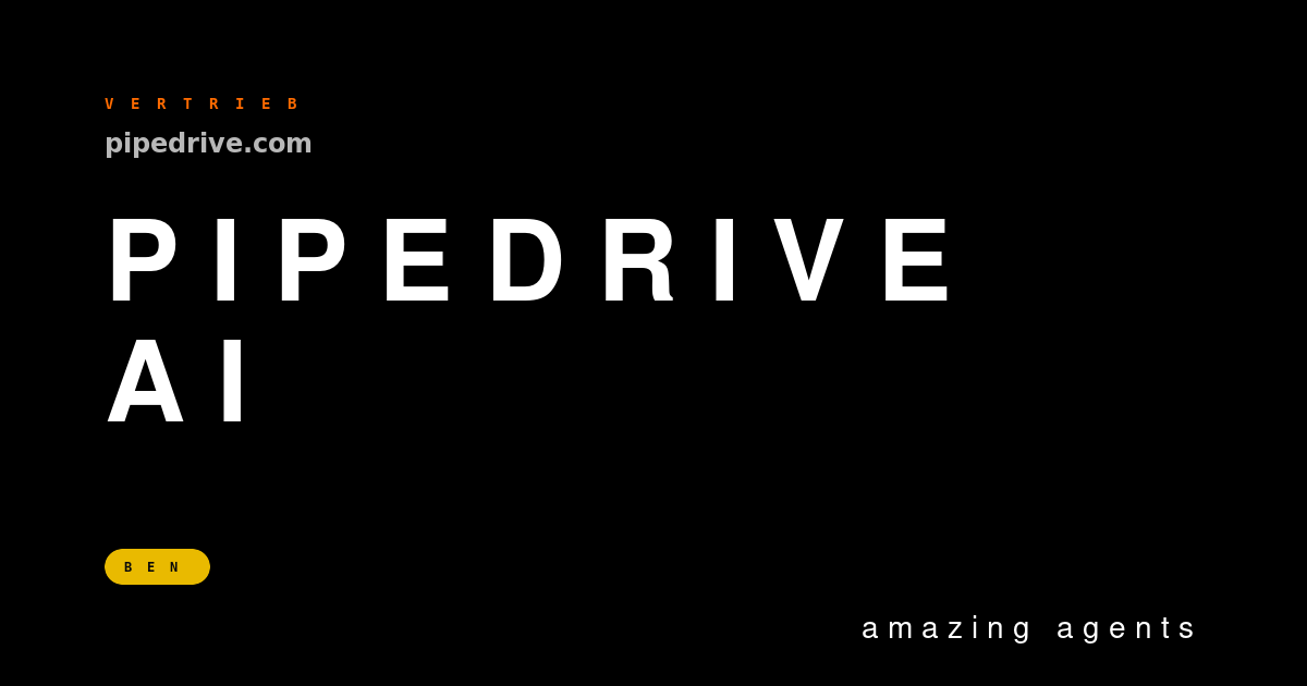 Pipedrive AI — Brand-Hero